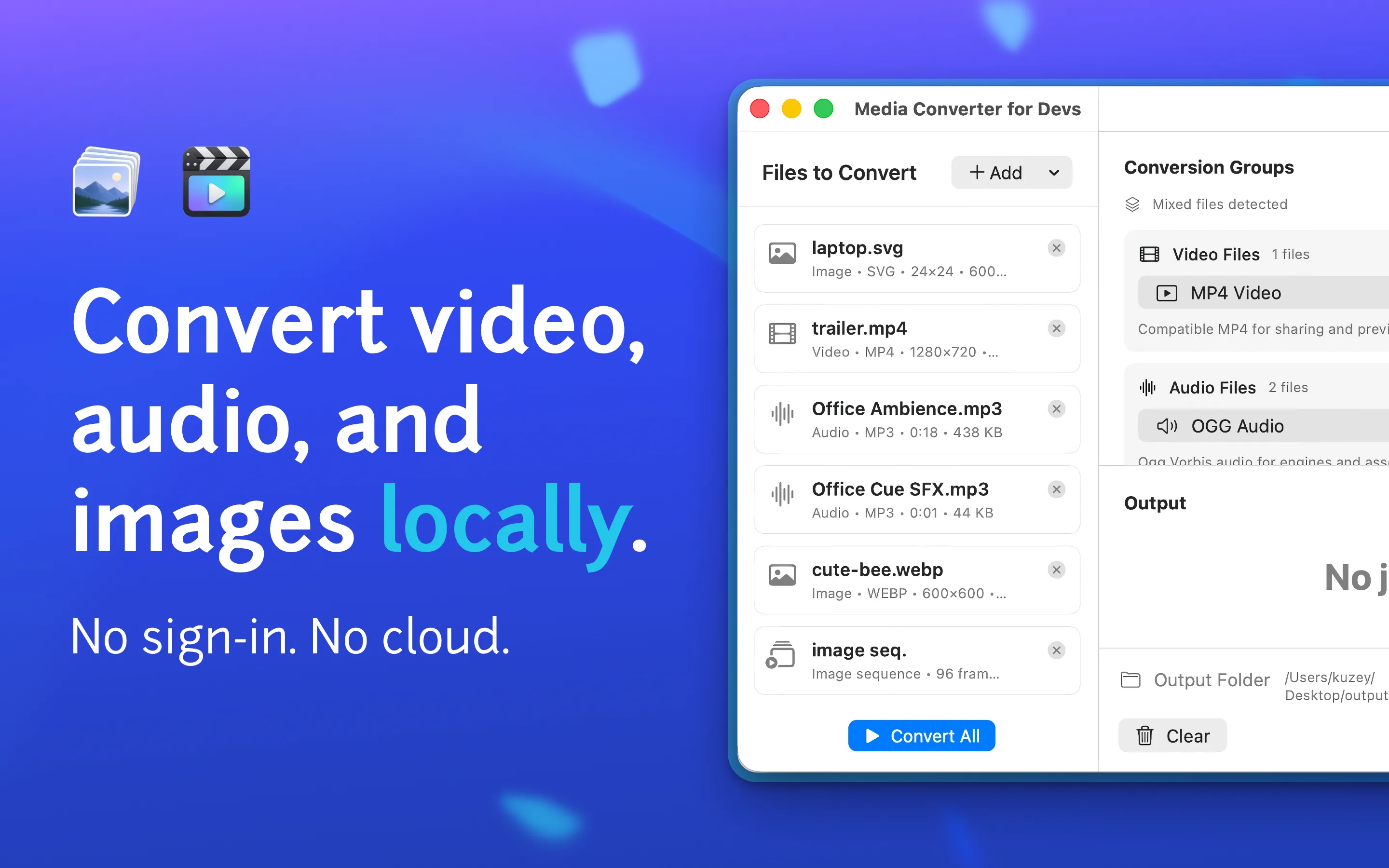 Media Converter for Devs app screenshot 1
